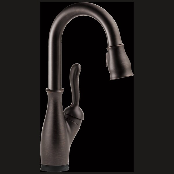 Delta Leland Single Handle PullDown Bar / Prep Faucet with Touch2O Technology 9678TRBDST Zoro